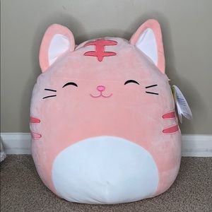 Squishmallow 16” Pink Tabby Cat Paulita